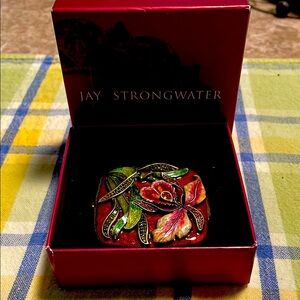 Jay Strongwater Iris Double Mirror